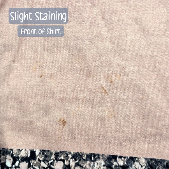 🟣 Womens Colorblock Pink Grey Black Chain Detail Off Shoulder Casual Top - Picture 6 of 7